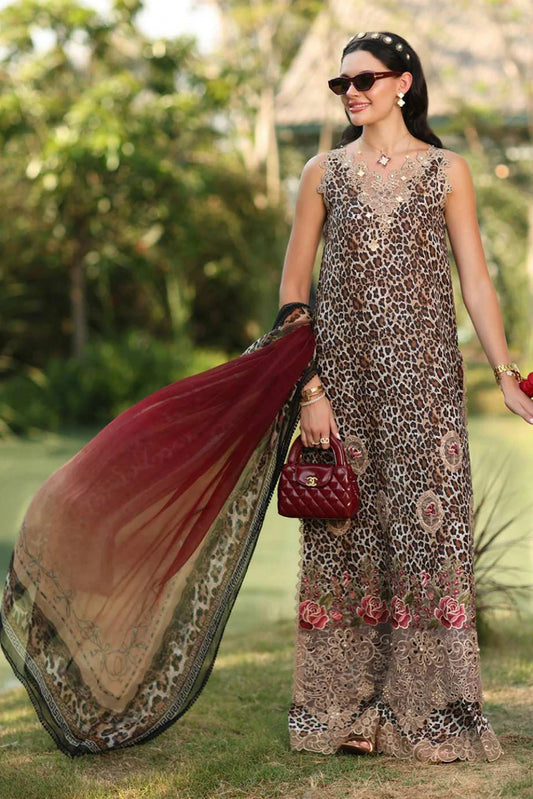Noor by Saadia Asad - Noor Eid Luxe Printskhaas Collection - 11-Luneva - Unstitched
