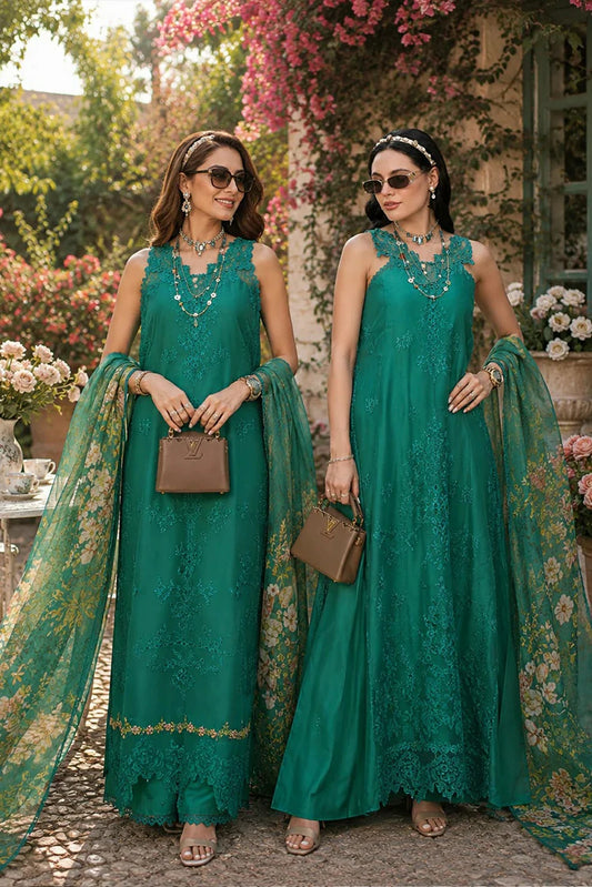 Noor by Saadia Asad - Noor Eid Luxe Printskhaas Collection - 02-Elare - Unstitched