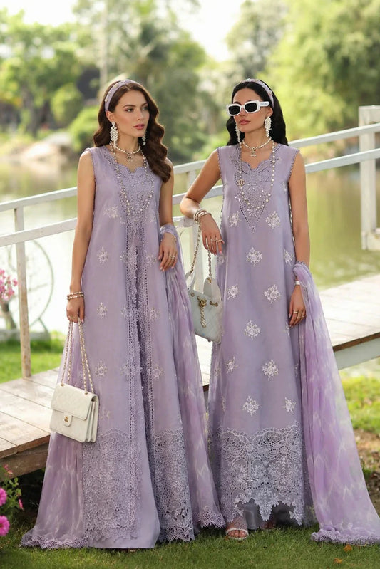 Noor by Saadia Asad - Noor Eid Luxe Printskhaas Collection - 04-Sereneh - Unstitched