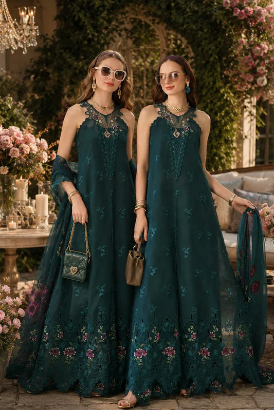 Noor by Saadia Asad - Noor Eid Luxe Printskhaas Collection - 06-Zarelle - Unstitched