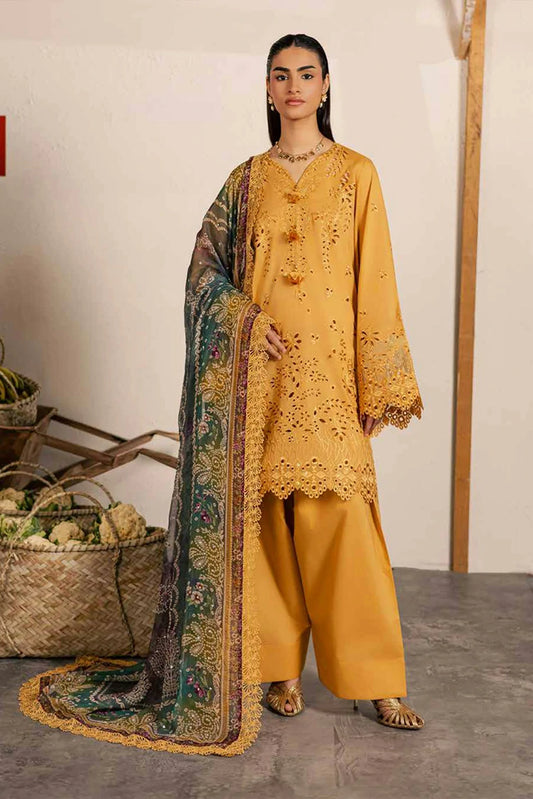 Nureh - Bazar Embroidered Schiffli Lawn Collection Vol 2 - NE-254 - Unstitched