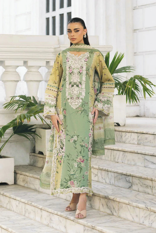 Elaf - Signature Embroidered Lawn Collection Vol 2 - ESG-1A ELARA - Unstitched