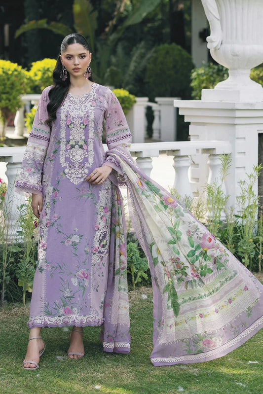 Elaf - Signature Embroidered Lawn Collection Vol 2 - ESG-1B BIANCA - Unstitched