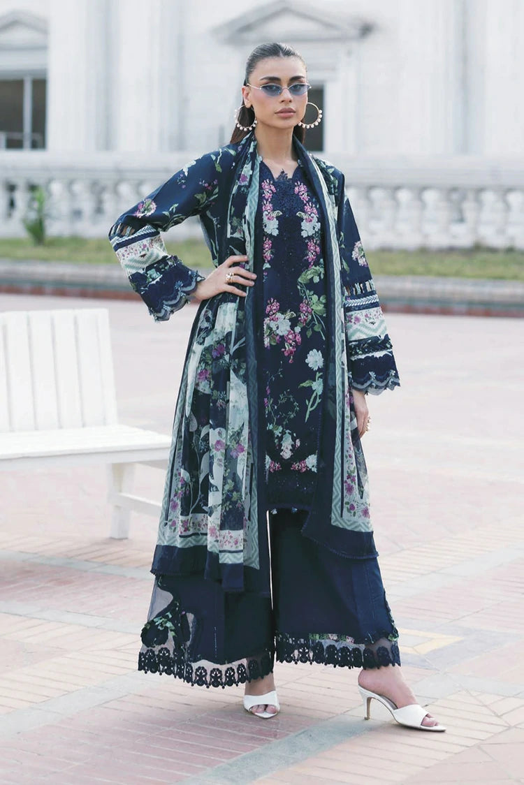 Elaf - Signature Embroidered Lawn Collection Vol 2 - ESG-3A MARIEL - Unstitched