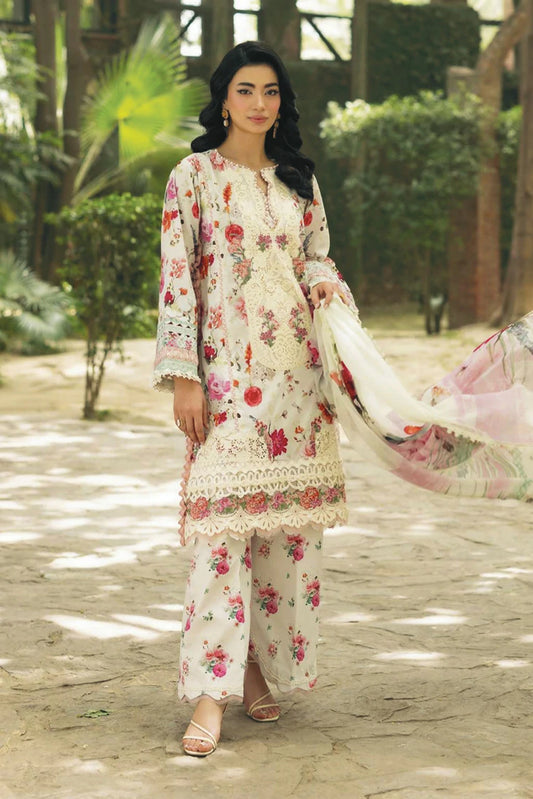Elaf - Signature Embroidered Lawn Collection Vol 2 - ESG-4A CLAIRE - Unstitched