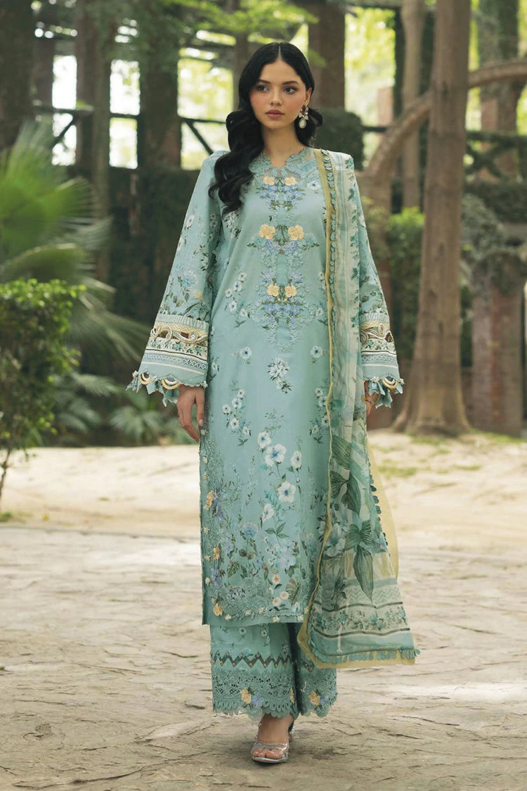 Elaf - Signature Embroidered Lawn Collection Vol 2 - ESG-6B ZARIA - Unstitched