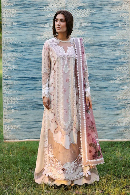 Afrozeh - A Lawn Luxury Edit - 12410-ZEYAM - Unstitched