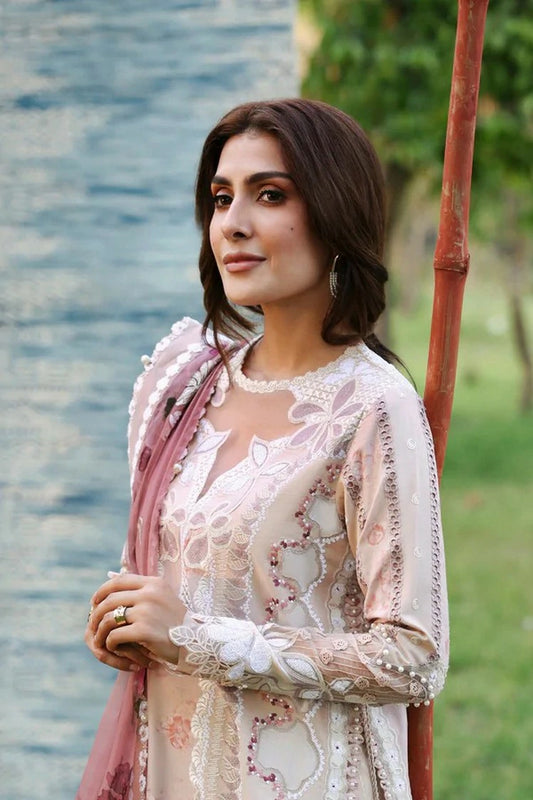 Afrozeh - A Lawn Luxury Edit - 12410-ZEYAM - Unstitched