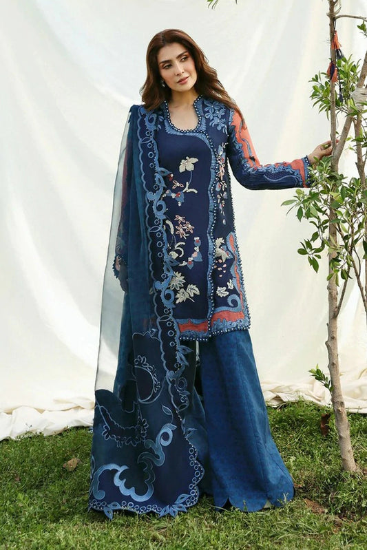 Afrozeh - A Lawn Luxury Edit - 1242-AVAIA - Unstitched