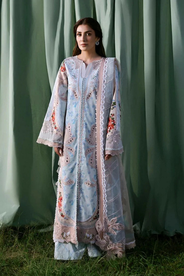 Afrozeh - A Lawn Luxury Edit - 1243-EIRENE - Unstitched