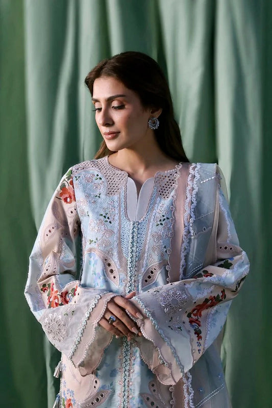 Afrozeh - A Lawn Luxury Edit - 1243-EIRENE - Unstitched