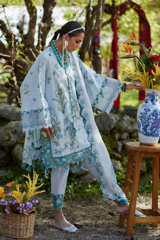 Elan - Kashmee Lawn Collection - MEHRVAAN (EL26-10B) - Unstitched