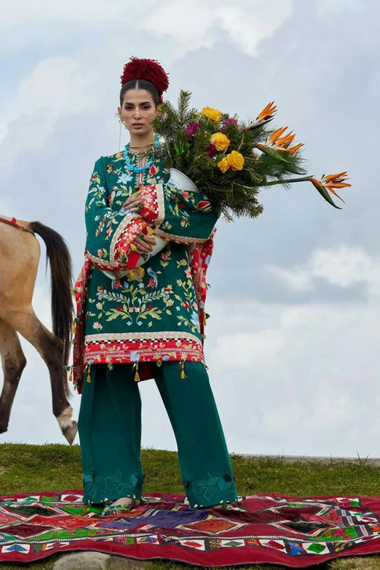 Elan - Kashmee Lawn Collection - DEODAR (EL26-12A) - Unstitched