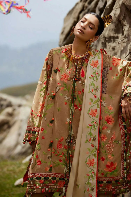 Elan - Kashmee Lawn Collection - DEODAR(EL26-12B) - Unstitched