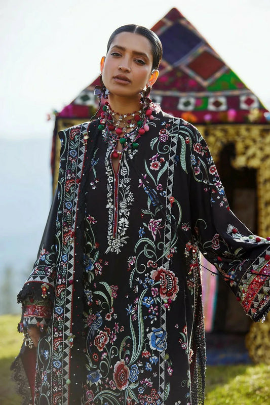 Elan - Kashmee Lawn Collection - ZABAR (EL26-01A) - Unstitched