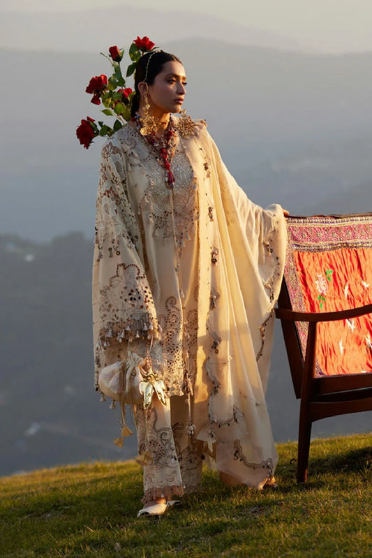 Elan - Kashmee Lawn Collection - BRUMINE (EL26-02B) - Unstitched