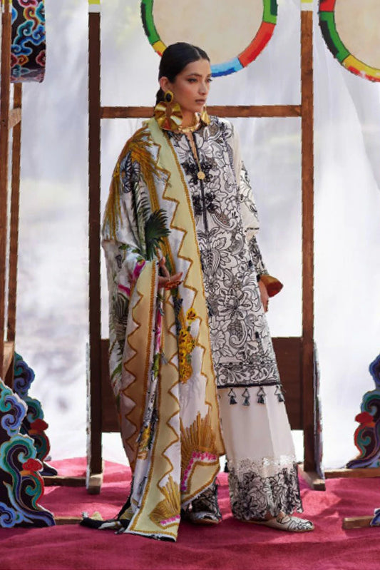 Elan - Kashmee Lawn Collection - ZEVARÉ (EL26-07B) - Unstitched
