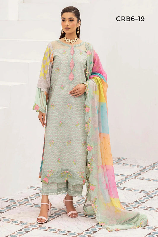 Charizma - Rang e Bahar Lawn Collection Vol 3 - CRB6-19 - Unstitched