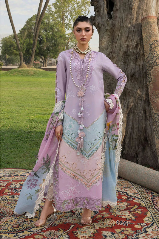 Saira Shakira - Bloom Luxury Lawn Collection - AVA-01B - Unstitched