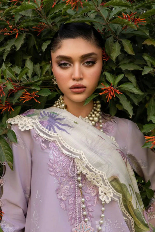 Saira Shakira - Bloom Luxury Lawn Collection - AVA-01B - Unstitched