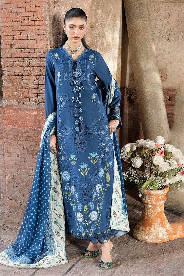 Saira Shakira - Bloom Luxury Lawn Collection - LILY-02B - Unstitched