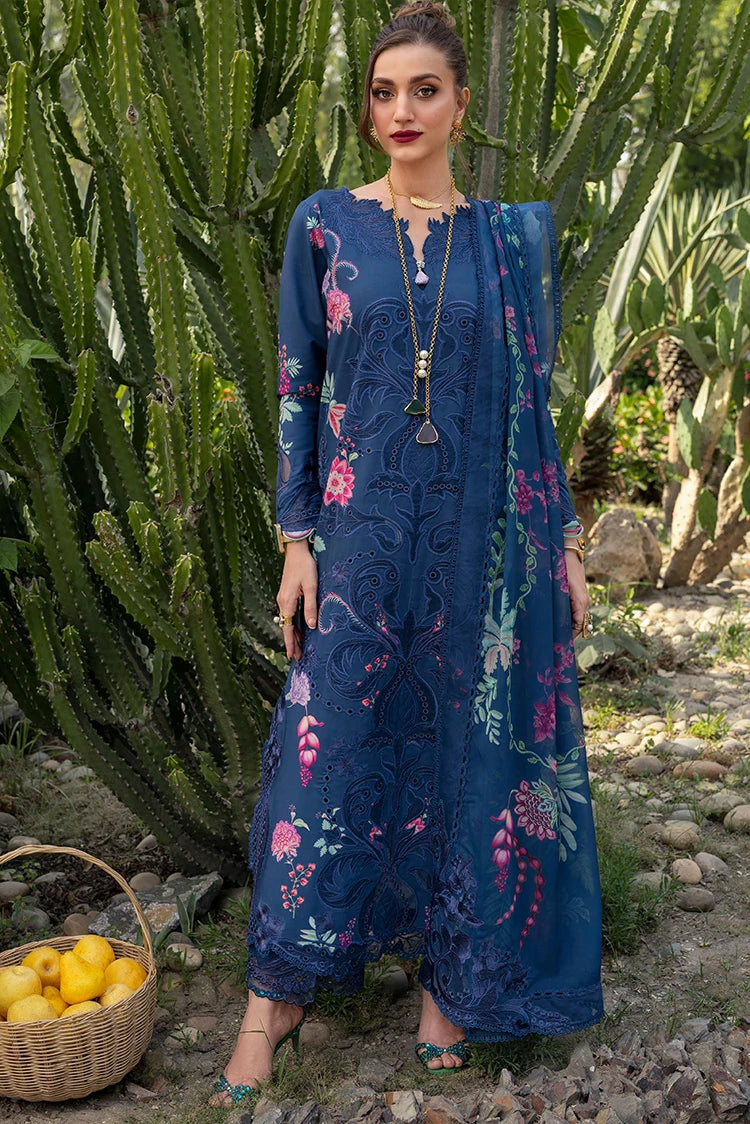 Saira Shakira - Bloom Luxury Lawn Collection - ZELIE-04A - Unstitched