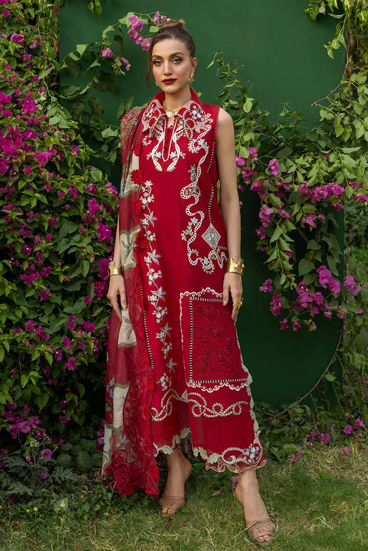 Saira Shakira - Bloom Luxury Lawn Collection - ELISE-05B - Unstitched