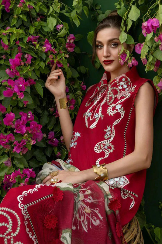 Saira Shakira - Bloom Luxury Lawn Collection - ELISE-05B - Unstitched