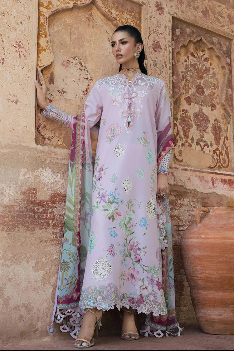 Saira Shakira - Bloom Luxury Lawn Collection - MAELLE-06A - Unstitched