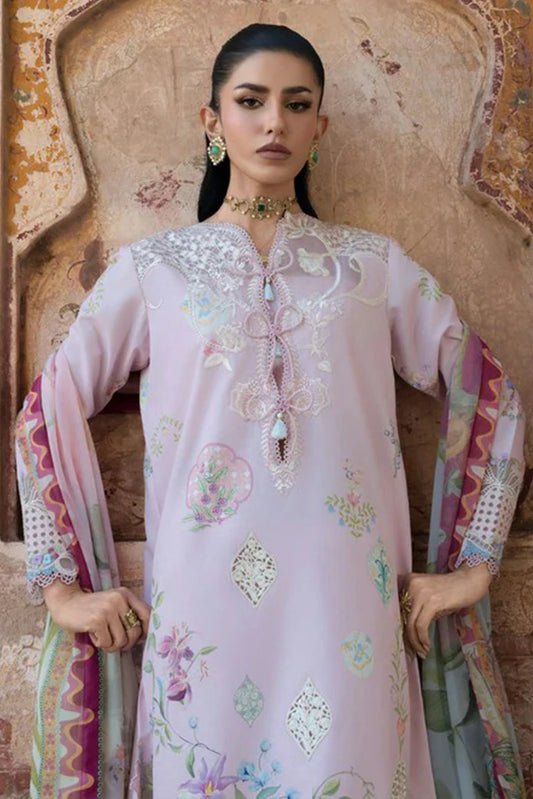 Saira Shakira - Bloom Luxury Lawn Collection - MAELLE-06A - Unstitched