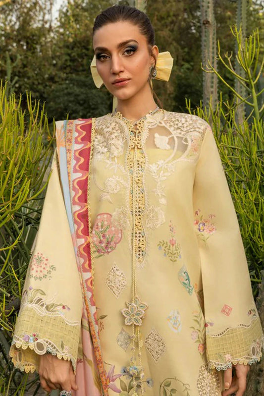 Saira Shakira - Bloom Luxury Lawn Collection - MAELLE-06B - Unstitched