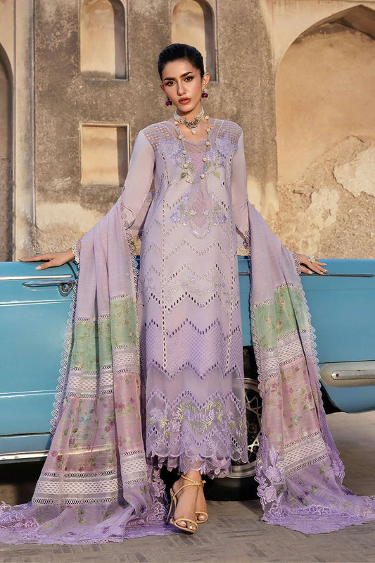 Saira Shakira - Bloom Luxury Lawn Collection - AMBRE-07B - Unstitched
