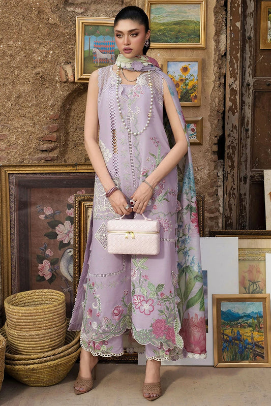 Saira Shakira - Bloom Luxury Lawn Collection - IRIS-08A - Unstitched