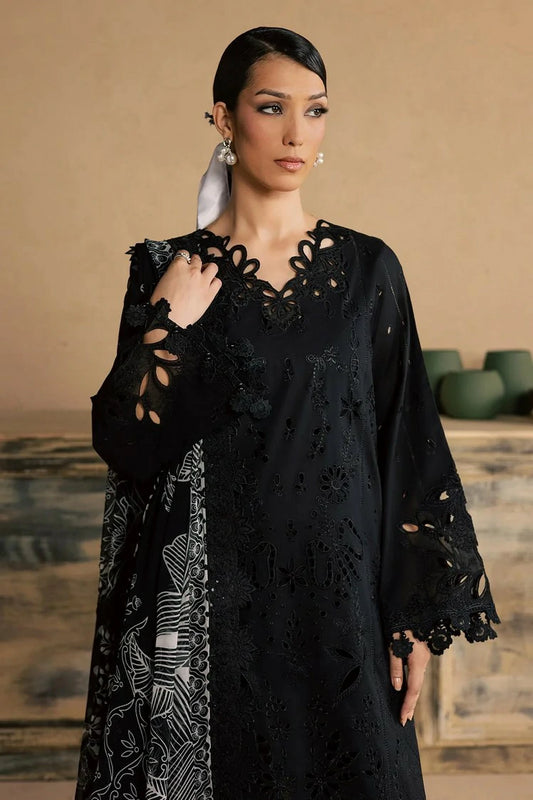 Nureh - Koyal Monochrome Lawn Collection - NE-266 - Unstitched