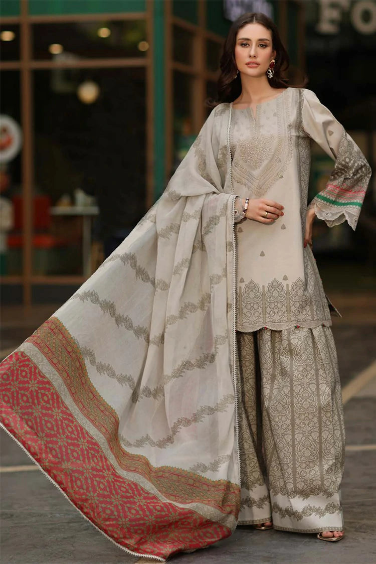Charizma - Infinity Embroidered Printed Lawn Collection Vol 1 - IN6-01 - Unstitched