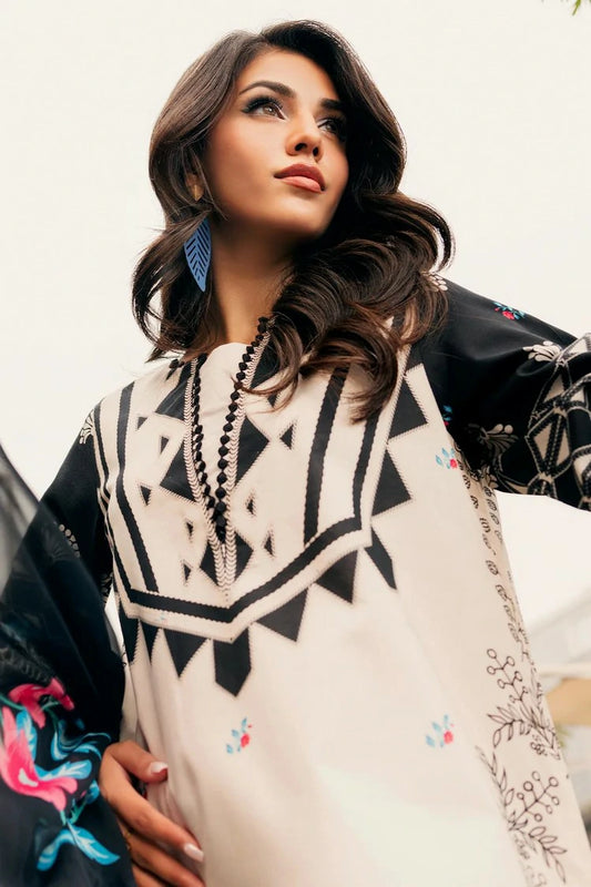Charizma - Infinity Embroidered Printed Lawn Collection Vol 1 - IN6-04 - Unstitched