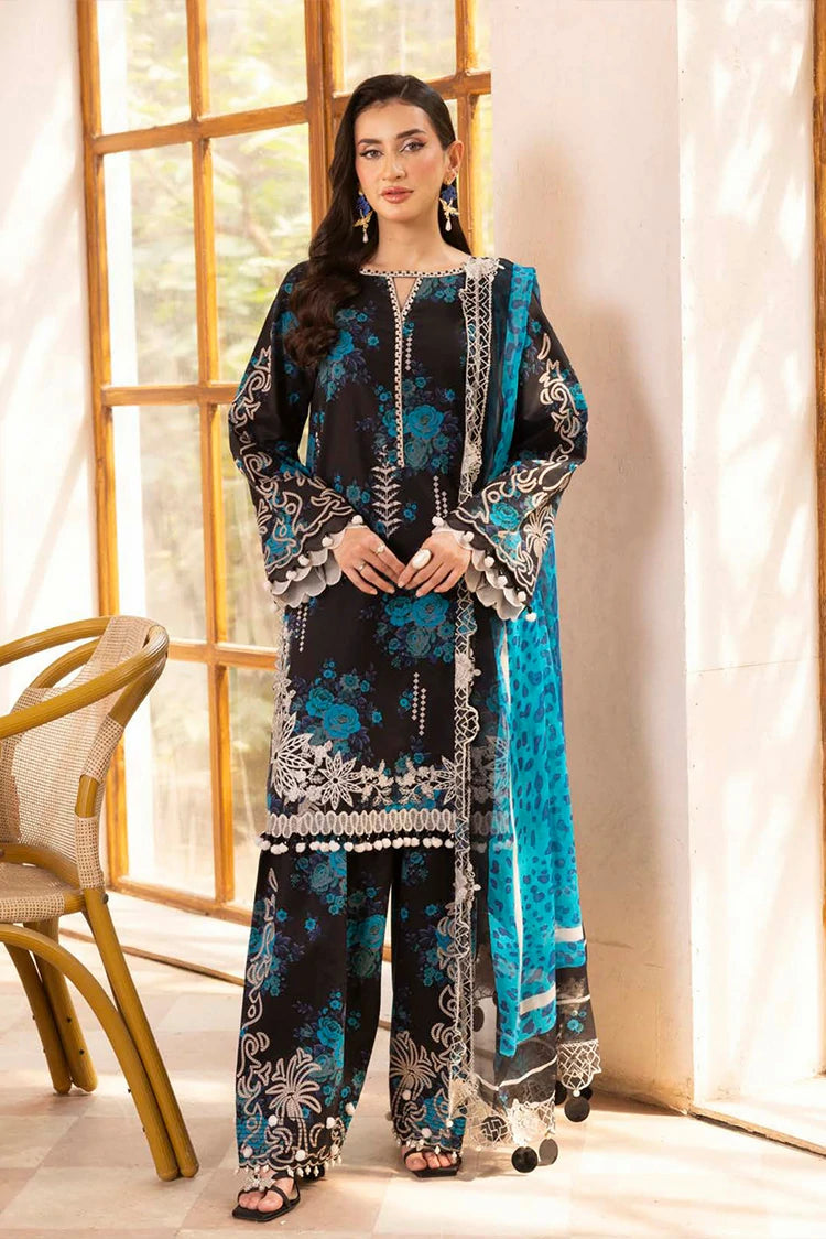 Charizma - Infinity Embroidered Printed Lawn Collection Vol 1 - IN6-06 - Unstitched
