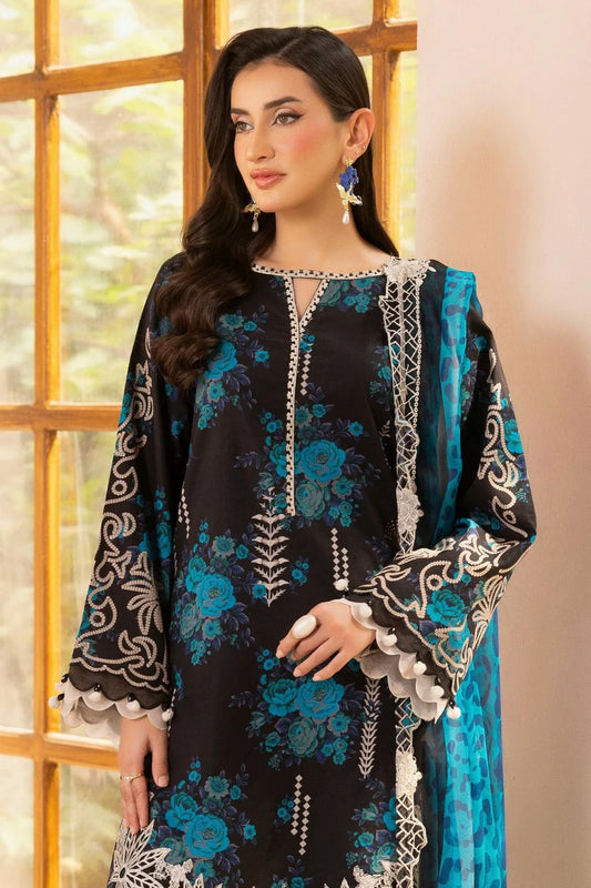 Charizma - Infinity Embroidered Printed Lawn Collection Vol 1 - IN6-06 - Unstitched