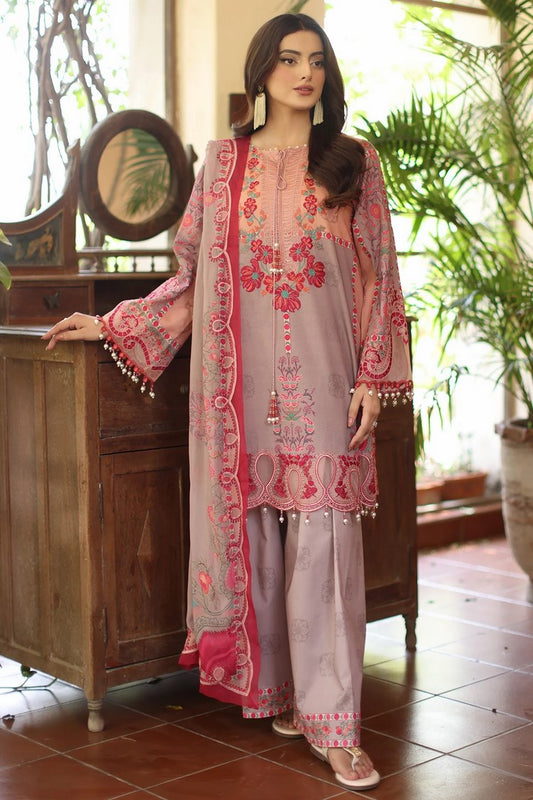 Charizma - Infinity Embroidered Printed Lawn Collection Vol 1 - IN6-07 - Unstitched