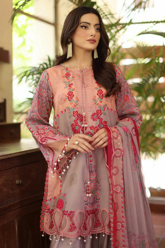 Charizma - Infinity Embroidered Printed Lawn Collection Vol 1 - IN6-07 - Unstitched