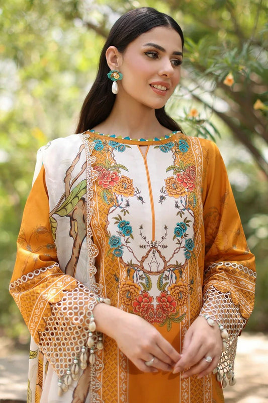 Charizma - Infinity Embroidered Printed Lawn Collection Vol 1 - IN6-09 - Unstitched