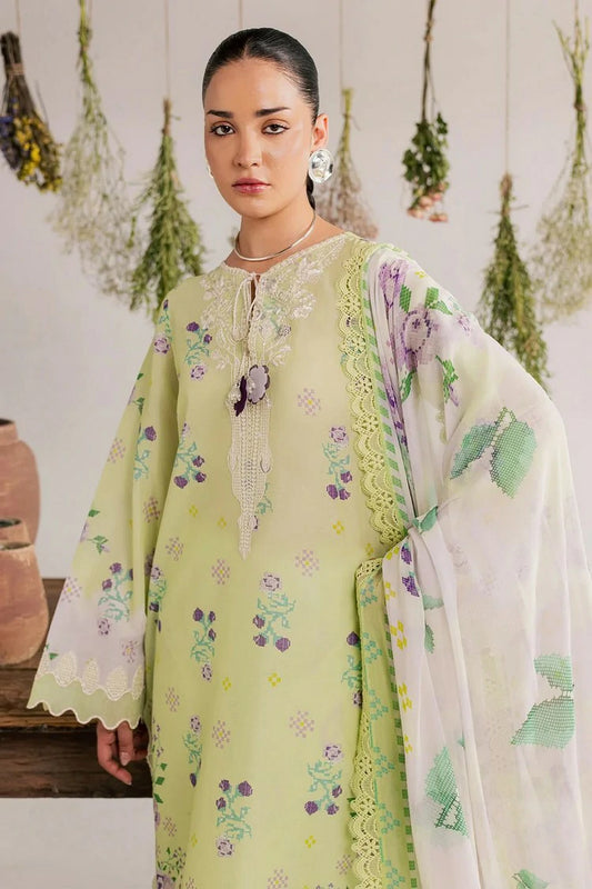 Nureh - Daily Delights Embroidered And Printed Lawn Collection Vol 2 - DD-34 - Unstitched