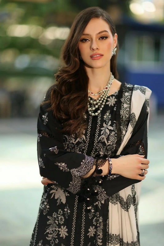 Charizma - Range Embroidered Printed Lawn Collection Vol 1 - RN6-01 - Unstitched