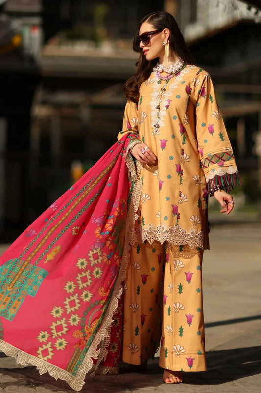 Charizma - Range Embroidered Printed Lawn Collection Vol 1 - RN6-02 - Unstitched