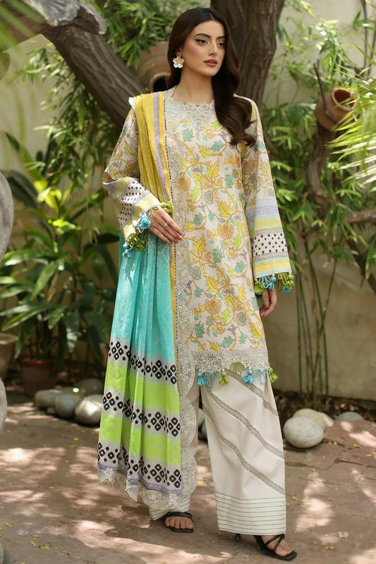 Charizma - Range Embroidered Printed Lawn Collection Vol 1 - RN6-05 - Unstitched
