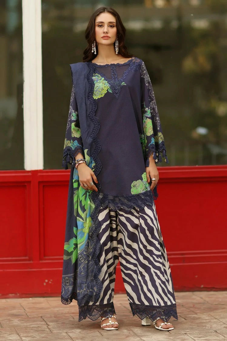Charizma - Range Embroidered Printed Lawn Collection Vol 1 - RN6-07 - Unstitched