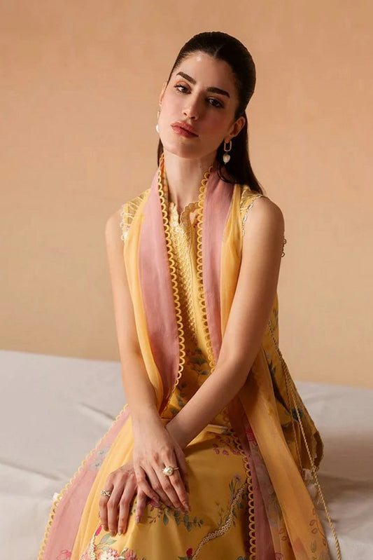 Afrozeh - Haze Summer Edit - 102-Evania Yellow - Unstitched
