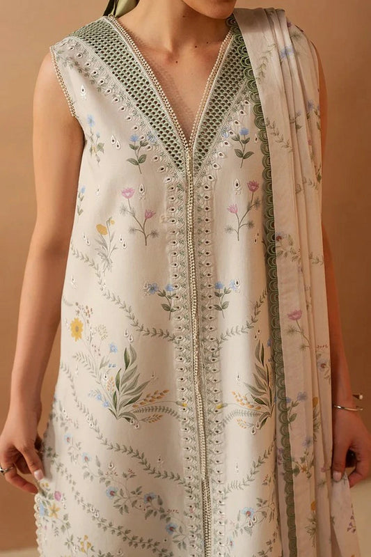 Afrozeh - Haze Summer Edit - 106-Luem Ivory - Unstitched