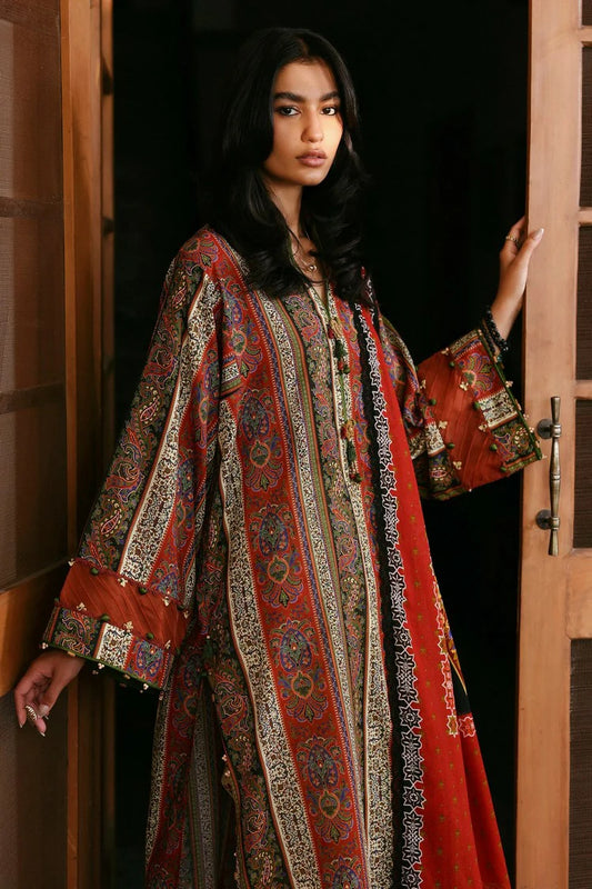 Zaha - Amaya Printed Lawn Collection - RAYA (APL26-01) - Unstitched