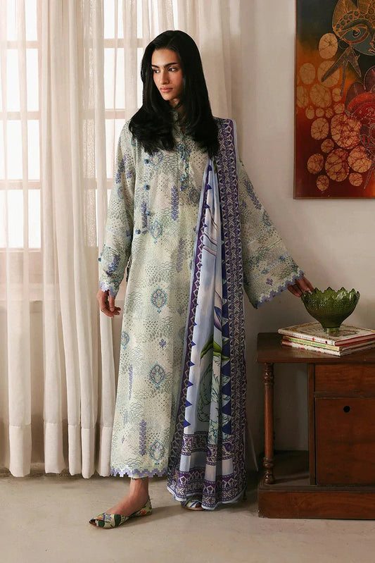 Zaha - Amaya Printed Lawn Collection - LILIA (APL26-06) - Unstitched